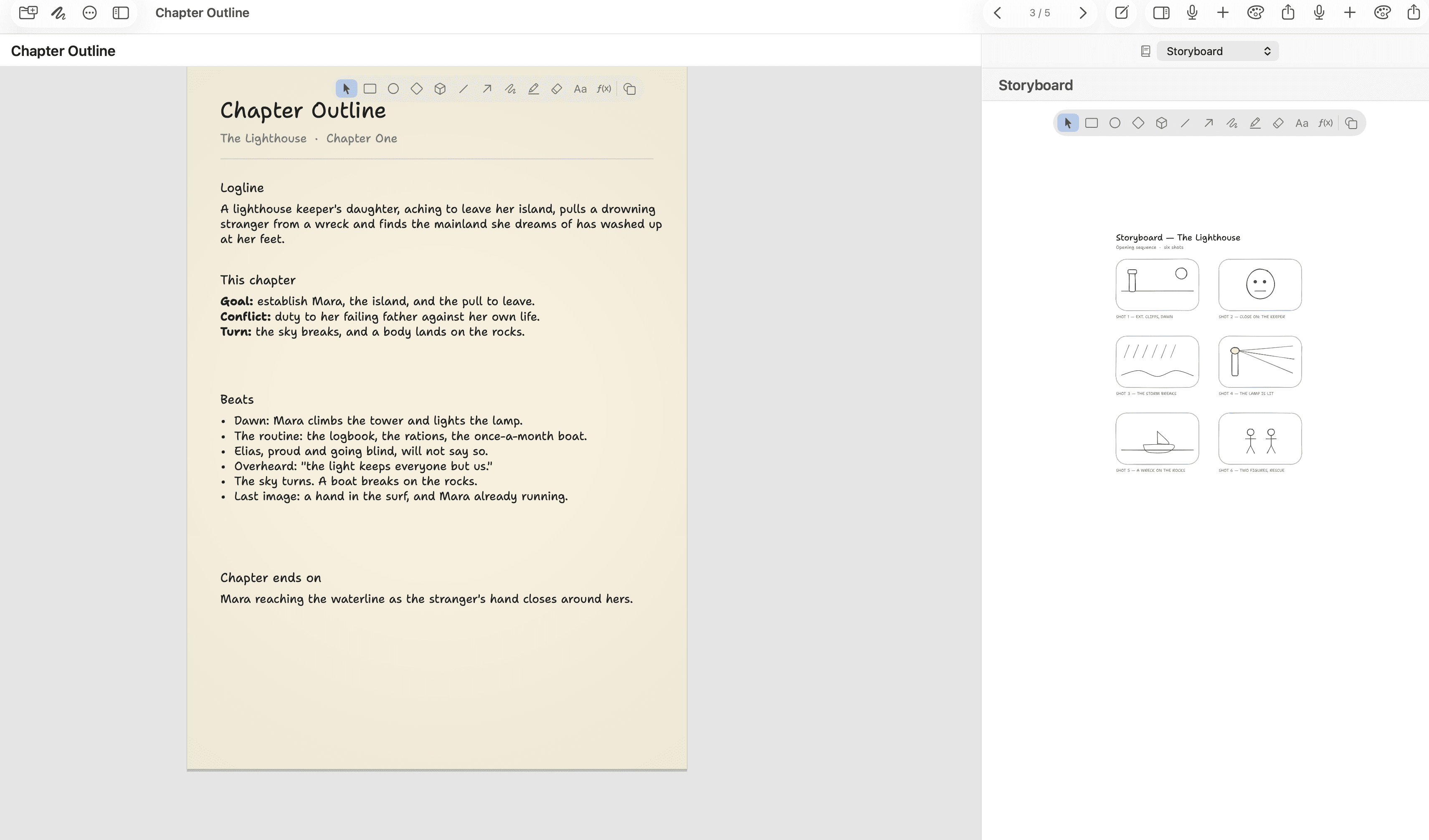 Long-form writing, too